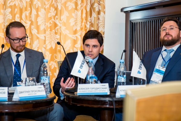 AGP Partners Valentin Moiseev and Alexey Gorodissky at the Law Firm Economics Conference