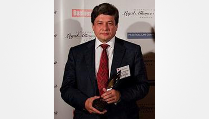 The firm receives an award of the International Legal Alliance Summit & Awards